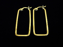Златни обеци, 1.52гр. ,Бургас