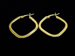 Златни обеци, 1.78гр. ,Бургас