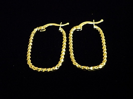 Златни обеци, 1.76гр. ,Бургас