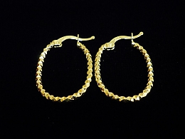 Златни обеци, 1.69гр. ,Бургас