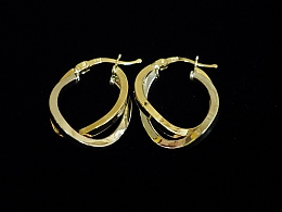 Златни обеци, 2.2гр. ,Бургас