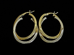 Златни обеци, 3.35гр. ,Бургас