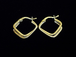 Златни обеци, 1.89гр. ,Бургас