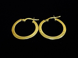 Златни обеци, 1.92гр. ,Бургас