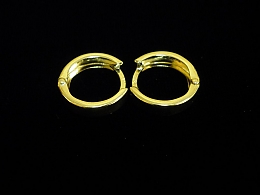Златни обеци, 1.66гр. ,Бургас