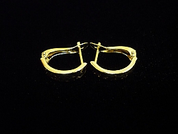 Златни обеци, 1.39гр. ,Бургас