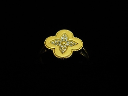 Златен дамски пръстен, 2.21гр. ,Бургас