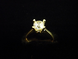 Златен дамски пръстен, 2.21гр. ,Бургас