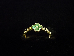 Златен дамски пръстен, 1.22гр. ,Бургас