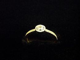 Златен дамски пръстен, 1.55гр. ,Бургас