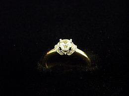 Златен дамски пръстен, 1.59гр. ,Бургас