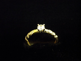 Златен дамски пръстен, 1.52гр. ,Бургас