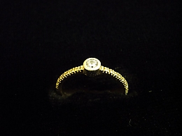 Златен дамски пръстен, 1.39гр. ,Бургас