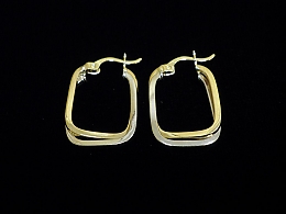 Златни обеци, 1.92гр. ,Бургас