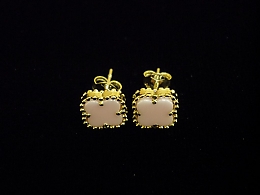 Златни обеци, 2.87гр. ,Бургас