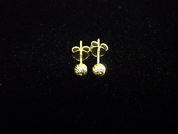 Златни обеци, 0.7гр. ,Поморие