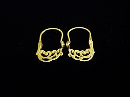 Златни обеци, 1.29гр. ,Бургас