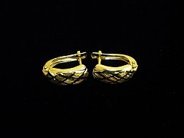 Златни обеци, 1.61гр. ,Бургас