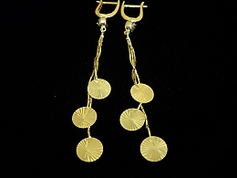 Златни обеци, 3.67гр. ,Бургас