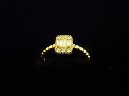 Златен дамски пръстен, 1.58гр. ,Бургас