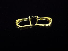 Златни обеци, 1.43гр. ,Бургас