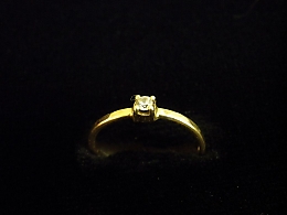 Златен дамски пръстен, 1.4гр. ,Бургас