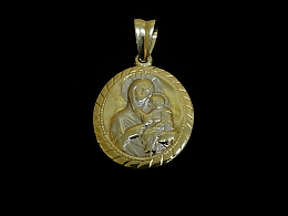 Златен медальон, 3.45гр. ,Бургас