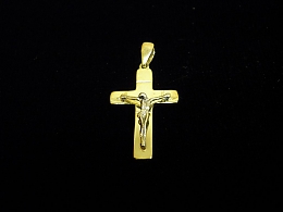 Златен кръст, 1.08гр. ,Бургас