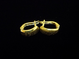 Златни обеци, 1.32гр. ,Бургас