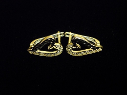 Златни обеци, 3.07гр. ,Бургас