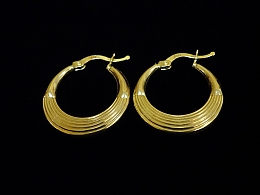 Златни обеци, 1.98гр. ,Бургас