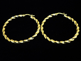 Златни обеци, 3.37гр. ,Бургас