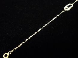 Златна синджирна гривна, 1.69гр. ,Пловдив