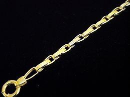 Златна синджирна гривна, 4.91гр. ,Карнобат