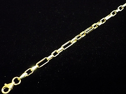 Златна синджирна гривна, 2.71гр. ,Несебър