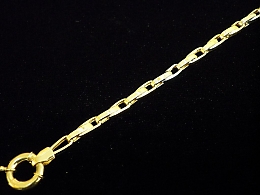 Златна синджирна гривна, 3.46гр. ,Поморие