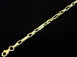 Златна синджирна гривна, 2.59гр. ,Айтос