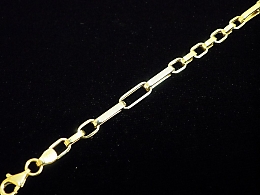 Златна синджирна гривна, 4.12гр. ,Несебър