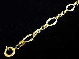 Златна синджирна гривна, 3.68гр. ,Стара Загора