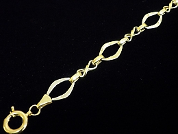 Златна синджирна гривна, 3.53гр. ,Поморие