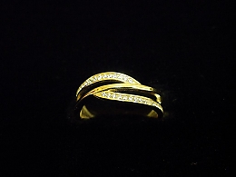 Златен дамски пръстен, 1.62гр. ,Поморие
