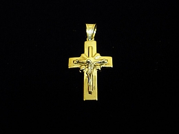 Златен кръст, 0.94гр. ,Бургас