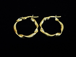 Златни обеци, 1.76гр. ,Несебър