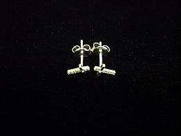 Златни обеци, 0.72гр. ,Поморие