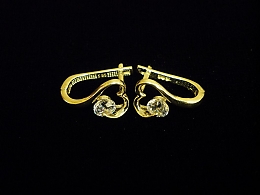 Златни обеци, 2.71гр. ,Несебър