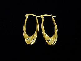 Златни обеци, 1.83гр. ,Несебър