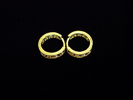 Златни детски обеци, 1.25гр. ,Поморие