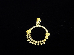 Златен медальон, 1.54гр. ,Карнобат