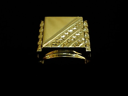 Златен мъжки пръстен, 5.63гр. ,Поморие