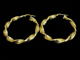 Златни обеци, 4.77гр. ,Бургас